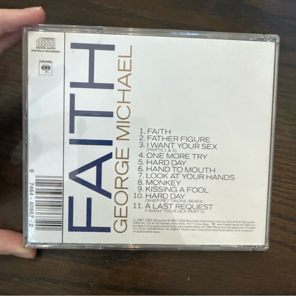 Faith by George Michael (CD) Tested, Working - Picture 2 of 4